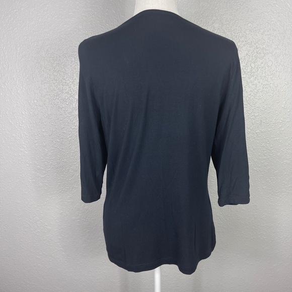 Black Blouse Petite - Picture 5 of 6